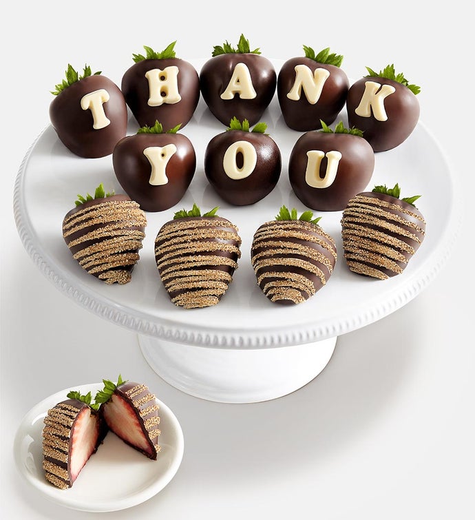Thank You Artisan Belgian Chocolate Covered Strawberries